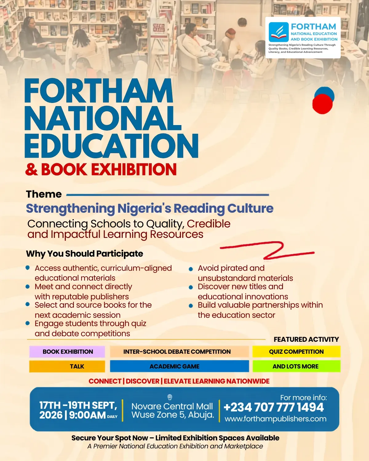 Keynote Speakers Announced for Upcoming Book Fair
